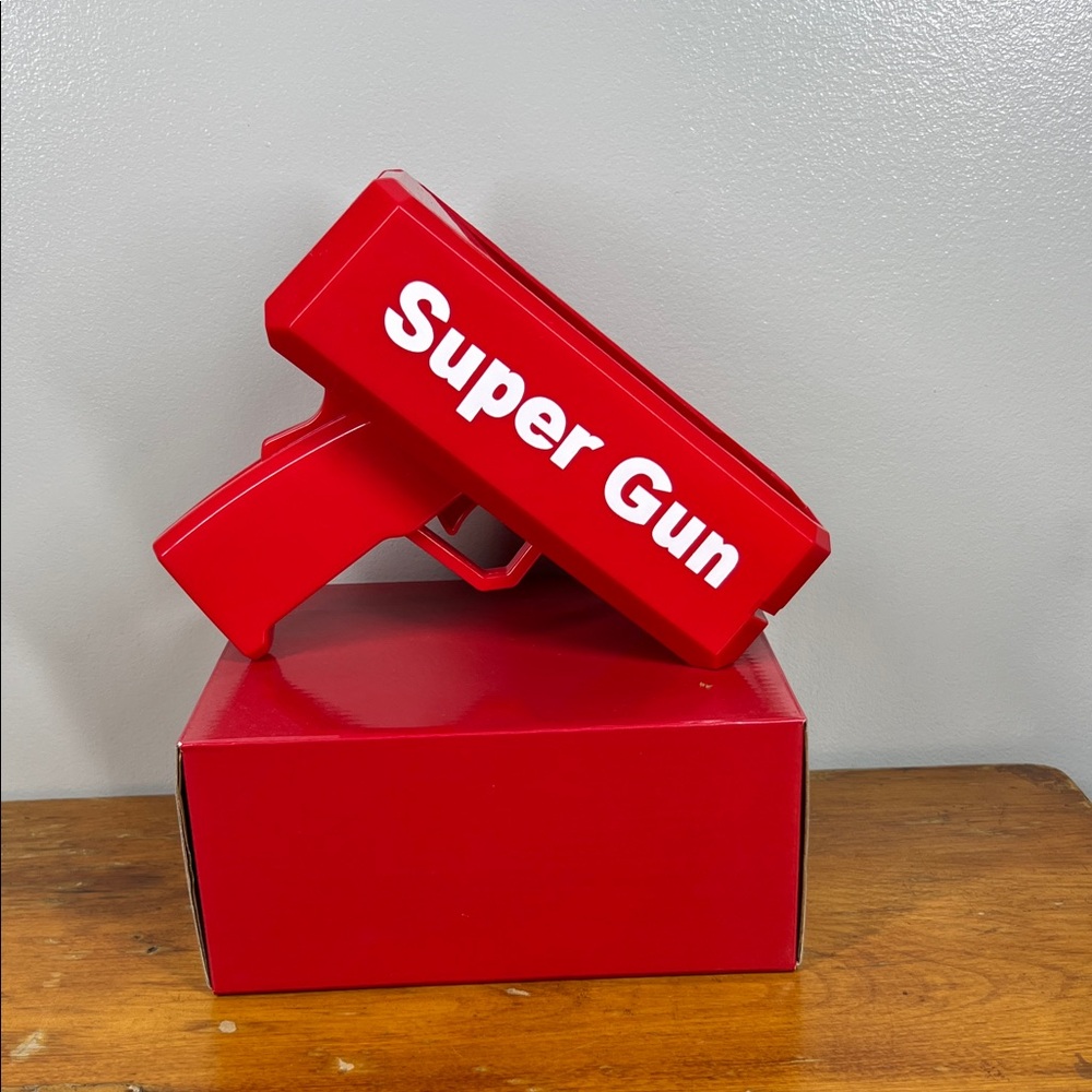 Red Confetti Money Launcher - Party Popper